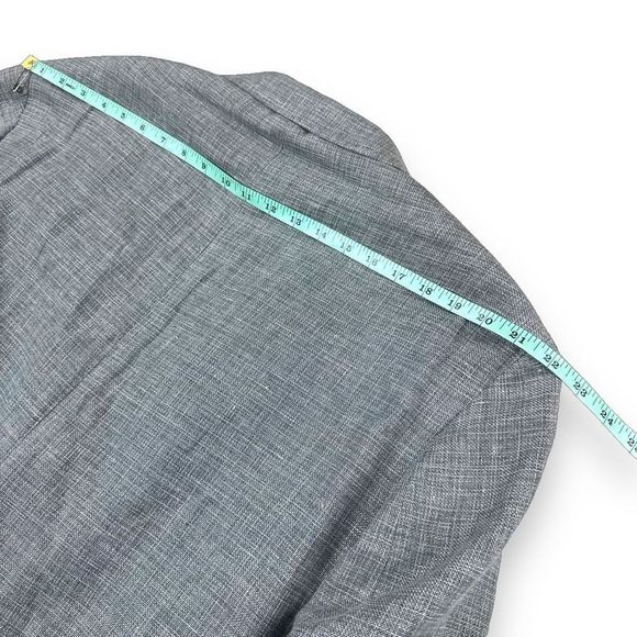 Joseph Abboud Sport Coat Mens 52R Gray Wool Linen Blazer - Picture 10 of 13